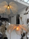 Wabi Sabi Fabric Flower Petal Pendant Light