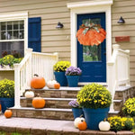 Fall Pumpkin Wreath