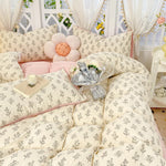 Pink Flower Duvet Cover Sets