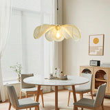 Wabi Sabi Fabric Flower Petal Pendant Light