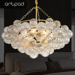 Clear Glass Bubble Ball Chandeliers