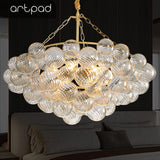 Clear Glass Bubble Ball Chandeliers