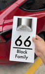 Personalized Home Number Plate