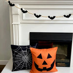 Halloween Bat Wooden Beads Garland