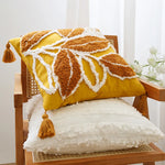 Fall Leaves Tufted Cushion Cover 45x45