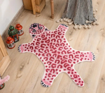 Pink Leopard Rug