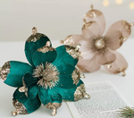 Christmas Magnolia flower 20 cm set of 6