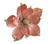 Christmas Magnolia flower 20 cm set of 6