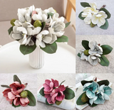 Magnolia flower decor pack of 3