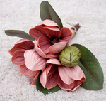 Magnolia flower decor pack of 3