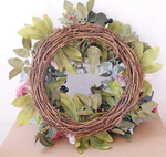 Berry peony wreath