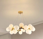 Bubble glass chandelier