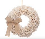 Farmhouse Burlap Wreath