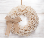 Farmhouse Burlap Wreath