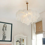 Ostrich Feather Chandelier