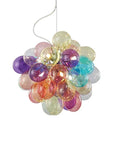 Colored Glass Ball Bubble Chandelier