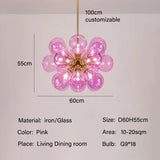 Glass Bubble Lamp Chandelier