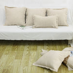 Linen Cushion Covers with Tassels