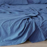 3PCS Washed Linen Sheet Set