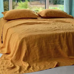 3PCS Washed Linen Sheet Set