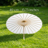 White Paper Wedding Umbrella Guest Parasol