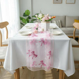 Pink Bow Table Runner