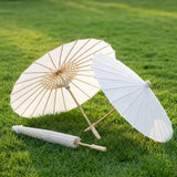 White Paper Wedding Umbrella Guest Parasol