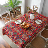 Kilim Tablecloth with Fringe