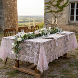 Lace Tablecloth with Ruffle Edge 