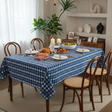Checkered Tablecloth – Farmhouse Plaid Dining Table Cover