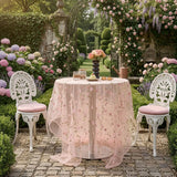 Pink Sheer Table Decor
