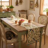 Botanical Birds Tapestry Table Runner