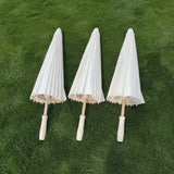White Paper Wedding Umbrella Guest Parasol
