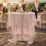 Pink Sheer Table Decor