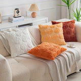 Pumpkin Wool Throw Pillow