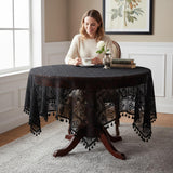 Crocheted Lace Tablecloth 