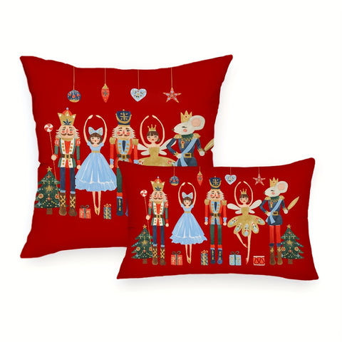 Nutcracker Decorative Pillow Cover