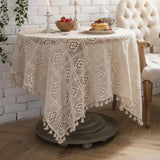Crocheted Lace Tablecloth 