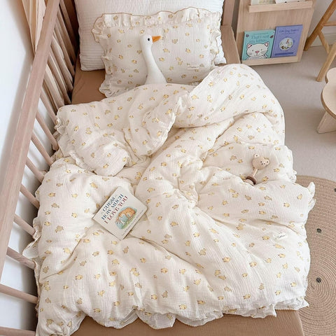 Baby Duckling Print Duvet Cover Bedding