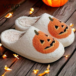 Halloween Pumpkin Pattern Slippers