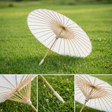 White Paper Wedding Umbrella Guest Parasol