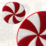 3D Lollipop Candy Stripe Throw Pillow