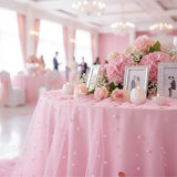 Pearl Tulle Table Runner