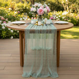 Pearl Tulle Table Runner