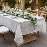 Lace Tablecloth with Tassels