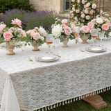 Lace Tablecloth with Tassels