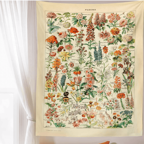 Boho Botanical Tapestry