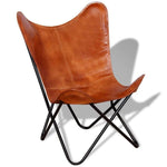 Butterfly Chair Brown Leather