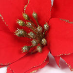 Glitter Poinsettia Ornaments