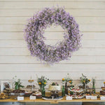 Lavender Door Wreath
